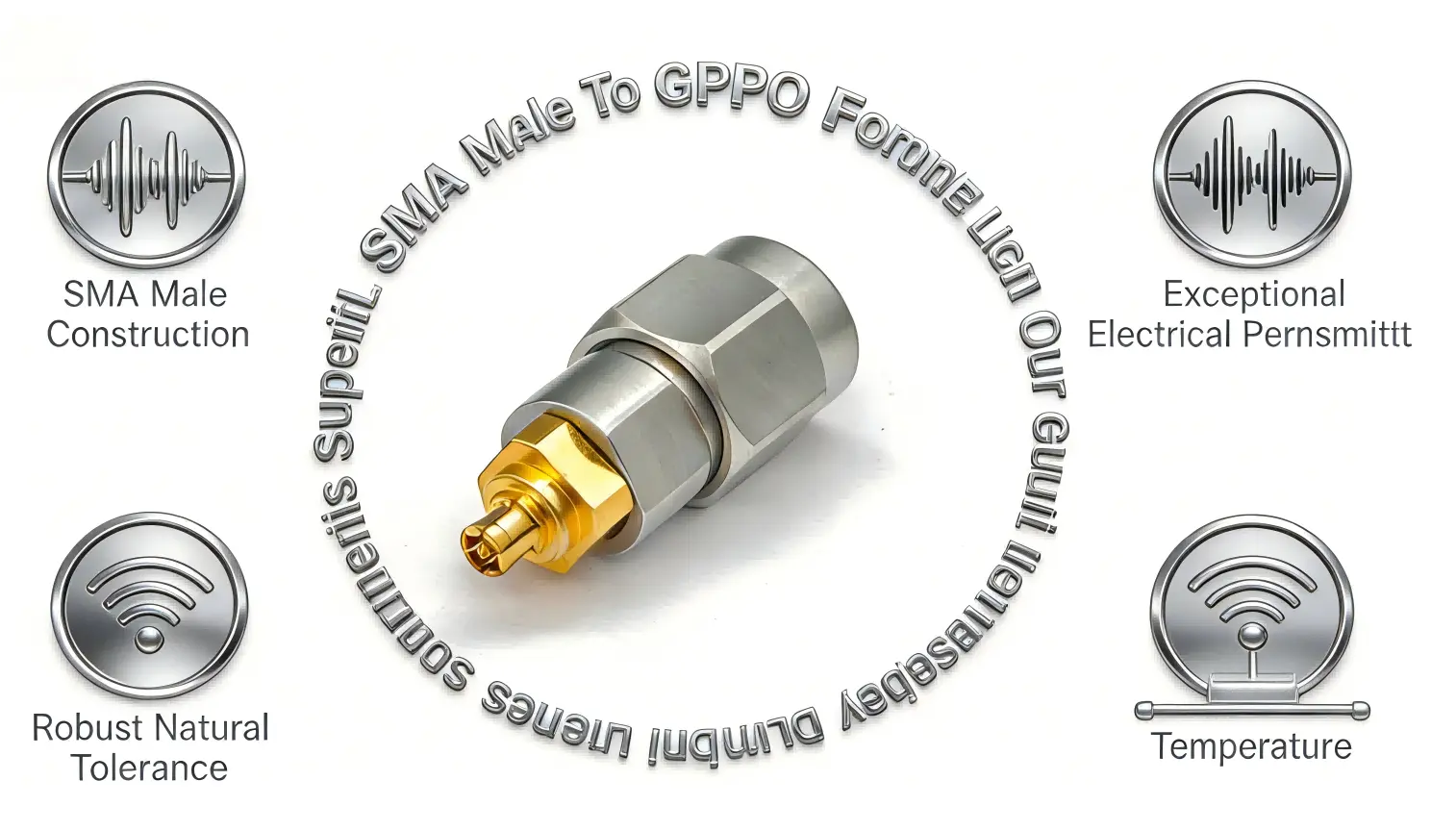 Key Features and Advantages of SMA Male to GPPO Female Adapter