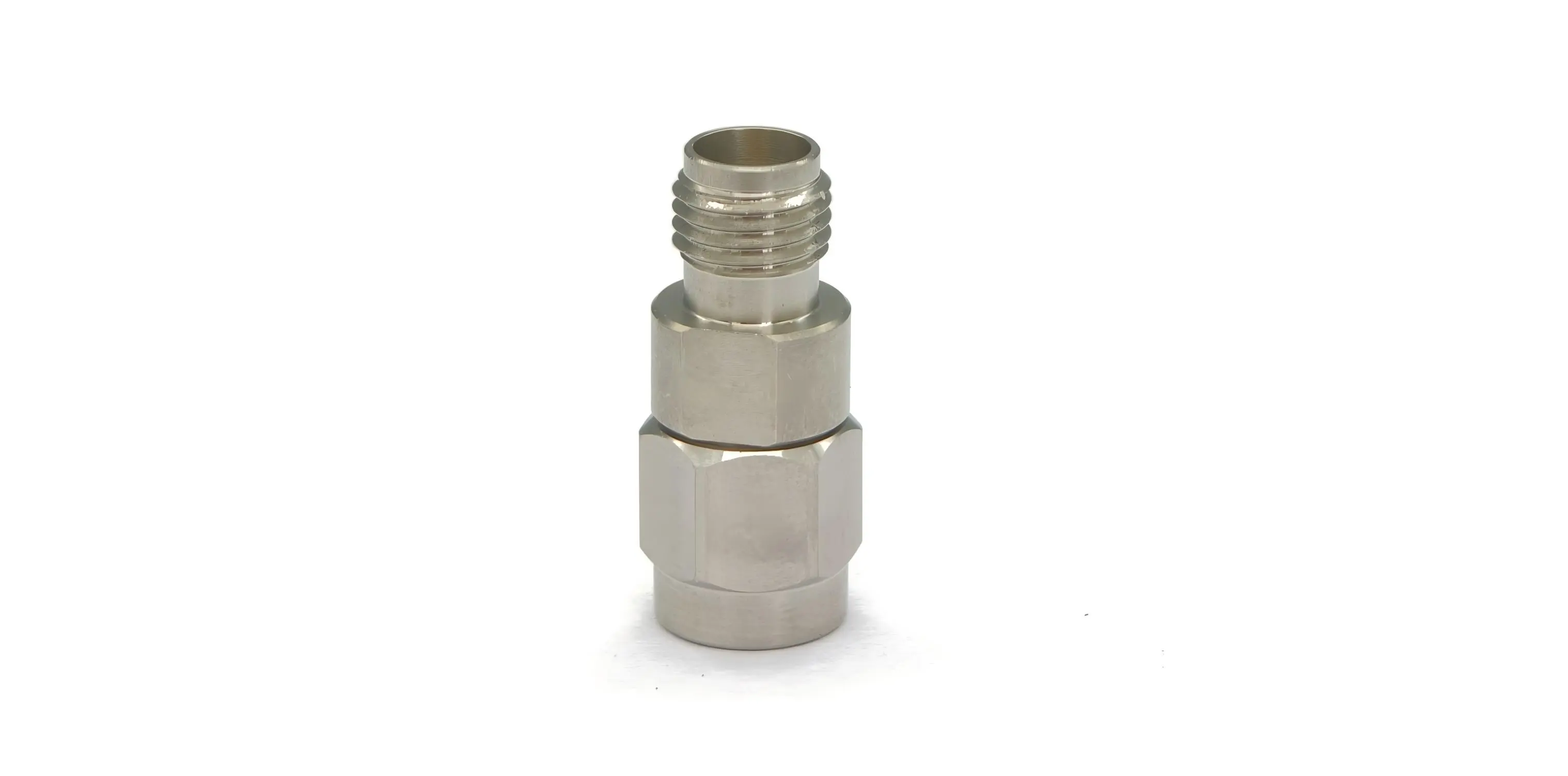 Coaxial adapter, 3.5mm plug to 3.5mm jack