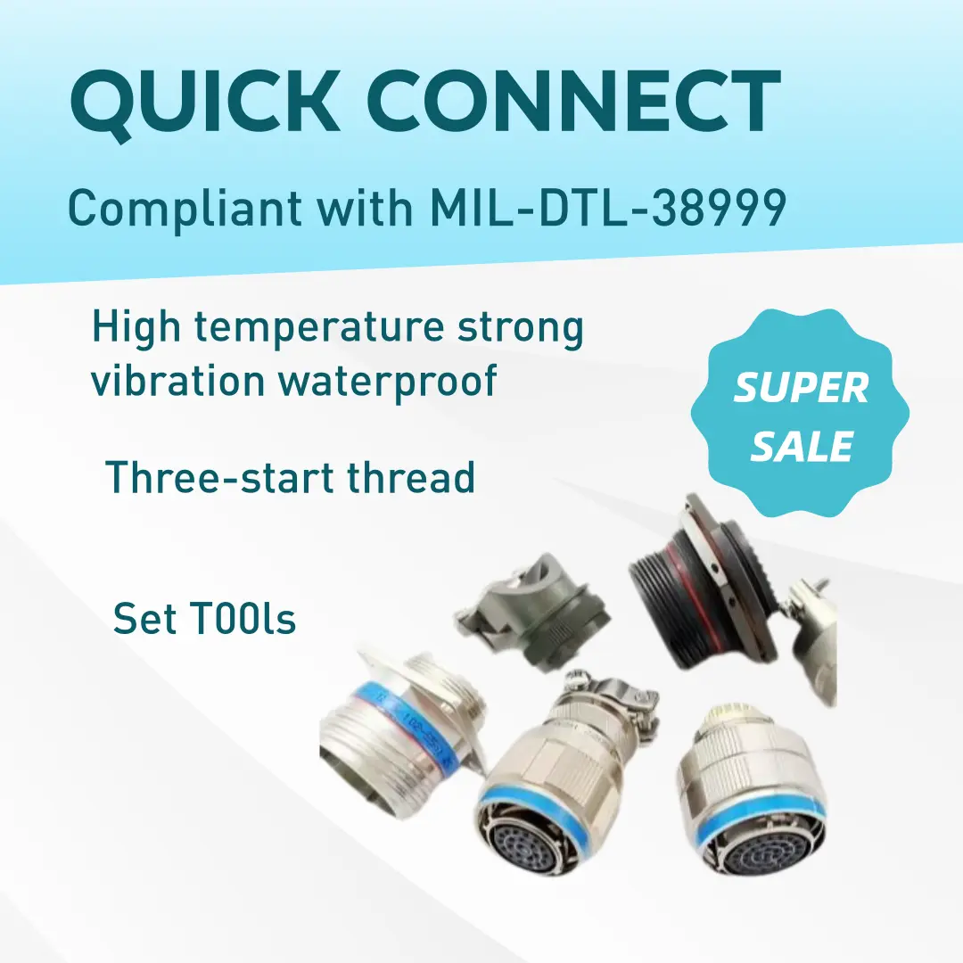 Advantages of MIL-DTL-38999 Series 3 Multi-start Threaded Circular Connectors