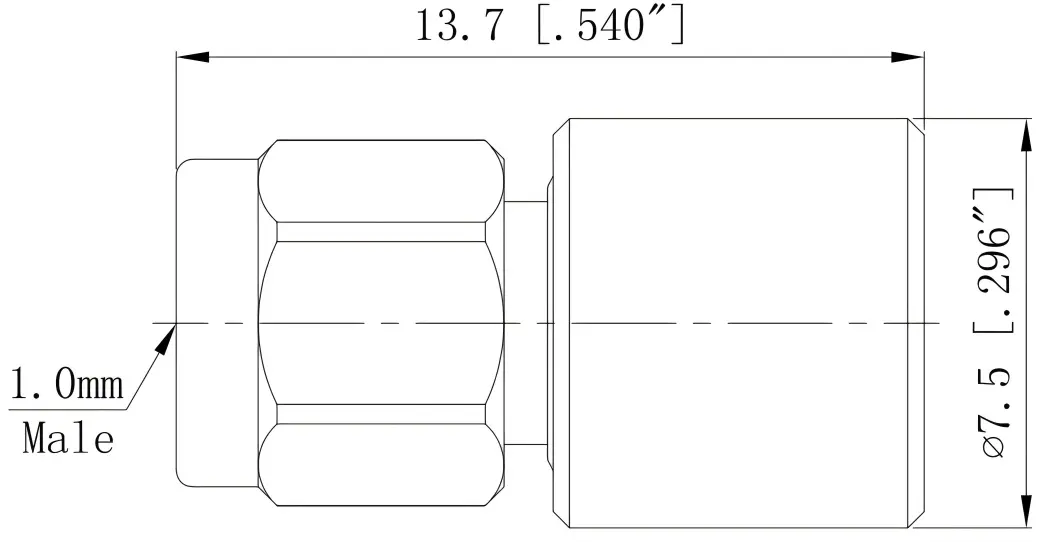 1.0mm 50 Ohm Termination