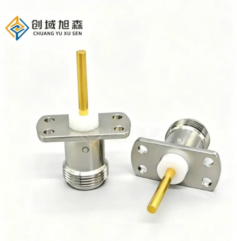 N-type 4-hole flange installation connector