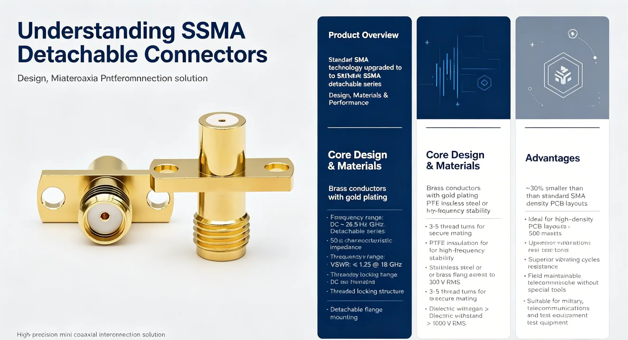 Understanding SSMA Detachable Connectors: Design and Specifications