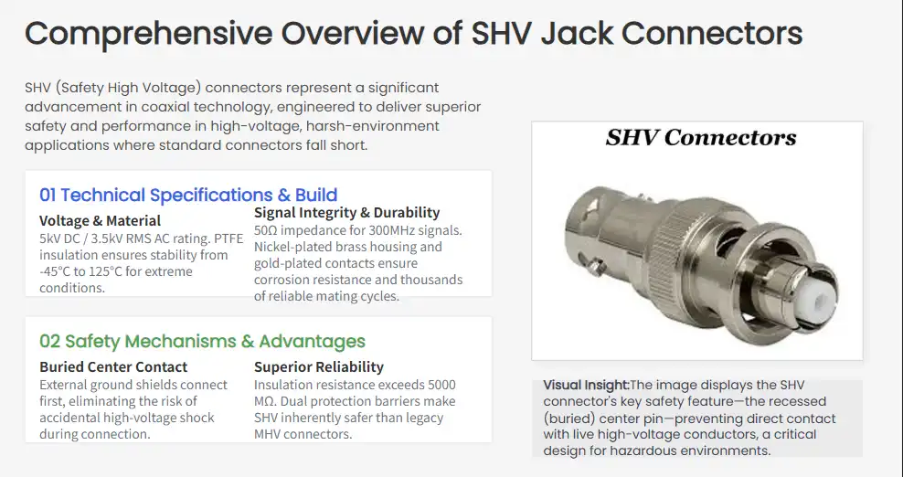 Comprehensive Overview of SHV Jack Connectors Comprehensive Overview of SHV Jack Connectors