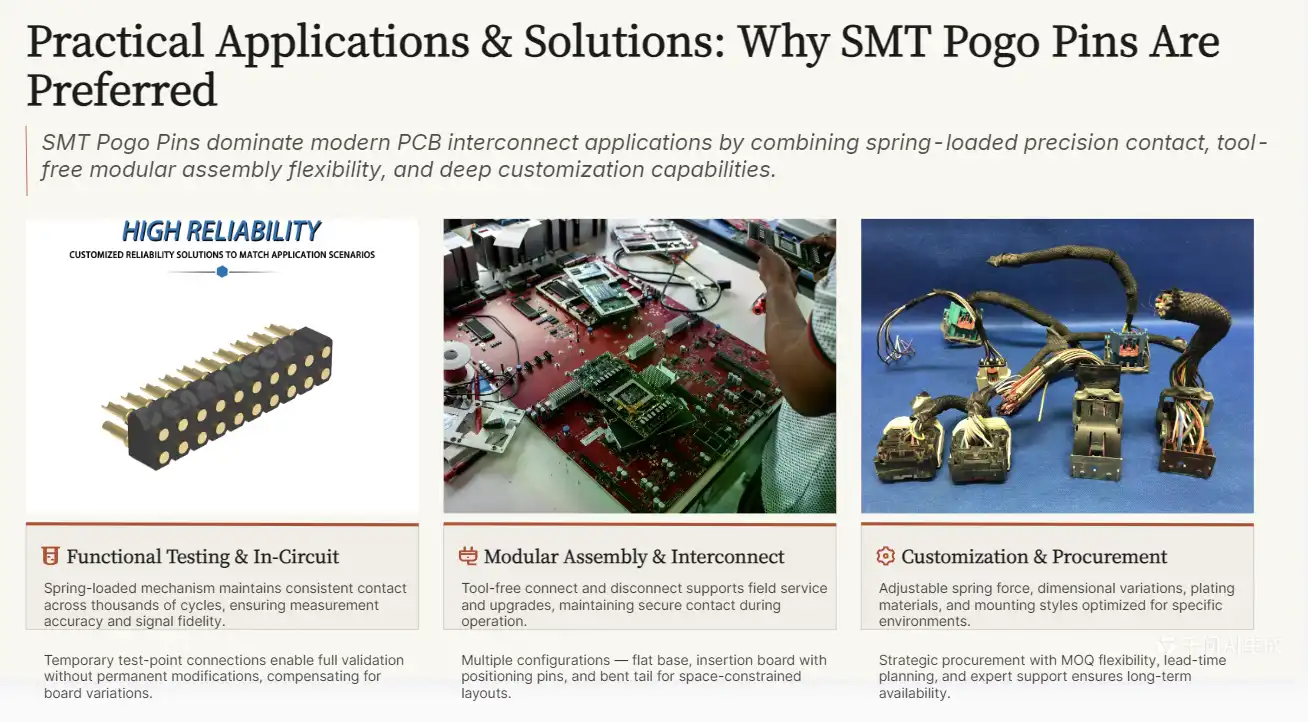 Practical Applications and Solutions: Why SMT Pogo Pins Are Preferred