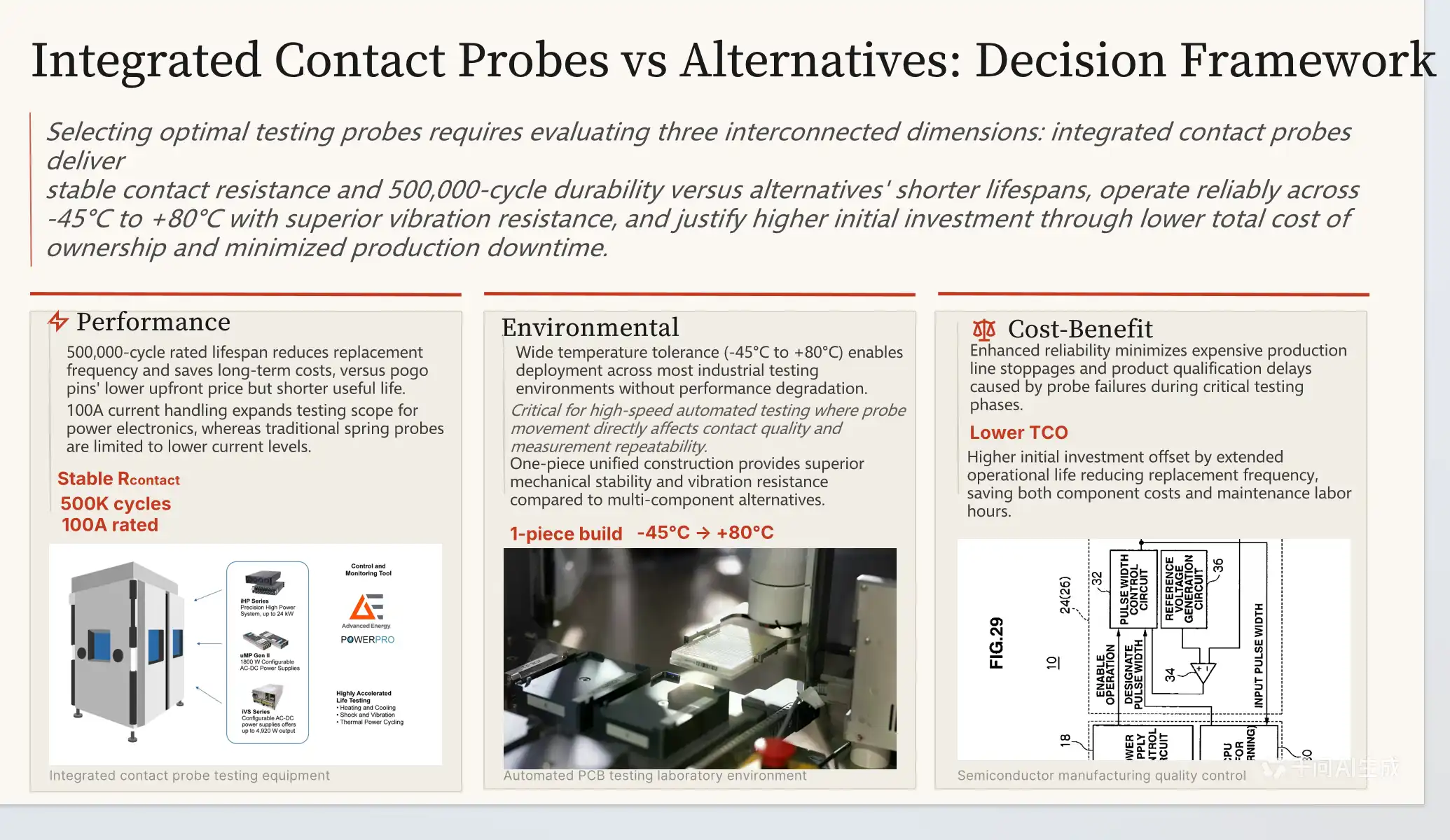 Integrated Contact Probes vs Alternatives: Criteria for Decision-Making