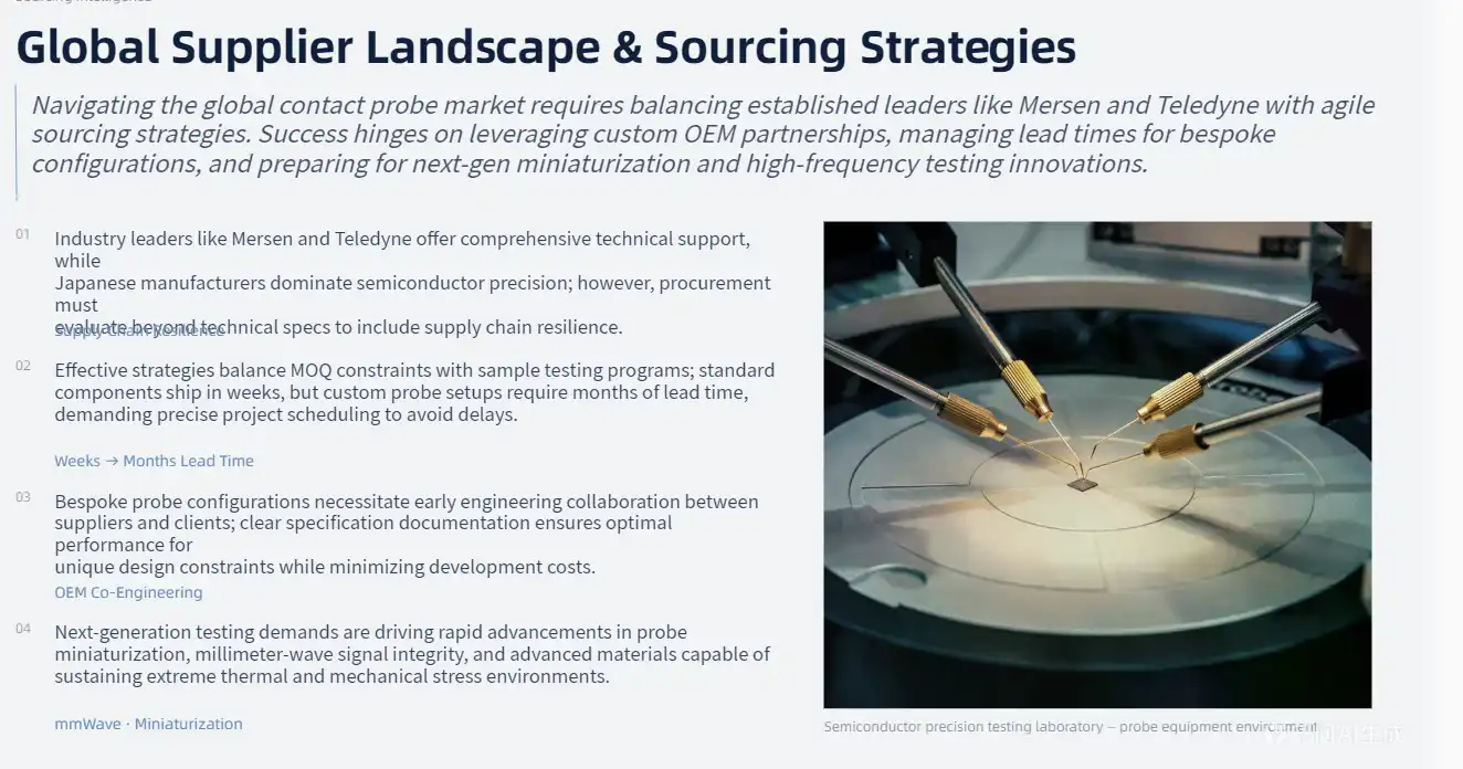 Global Supplier Landscape: Trusted Brands and Sourcing Strategies Global Supplier Landscape: Trusted Brands and Sourcing Strategies