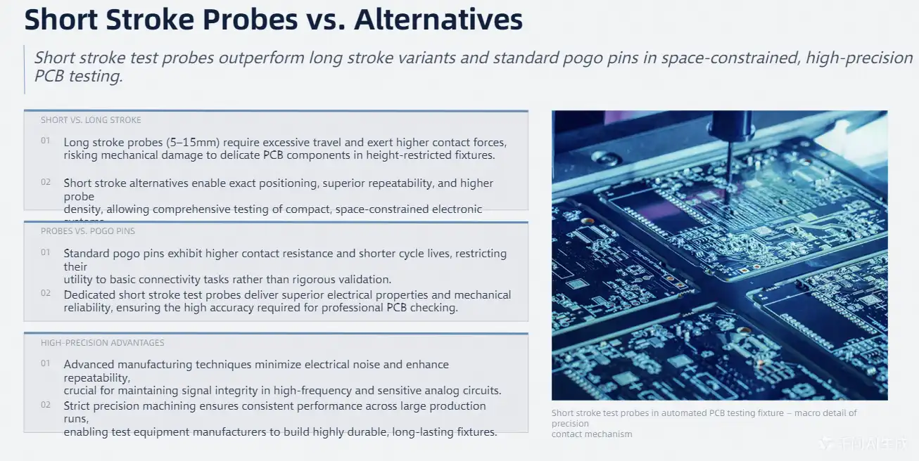 Comparing Short Stroke Test Probes with Other Testing Solutions