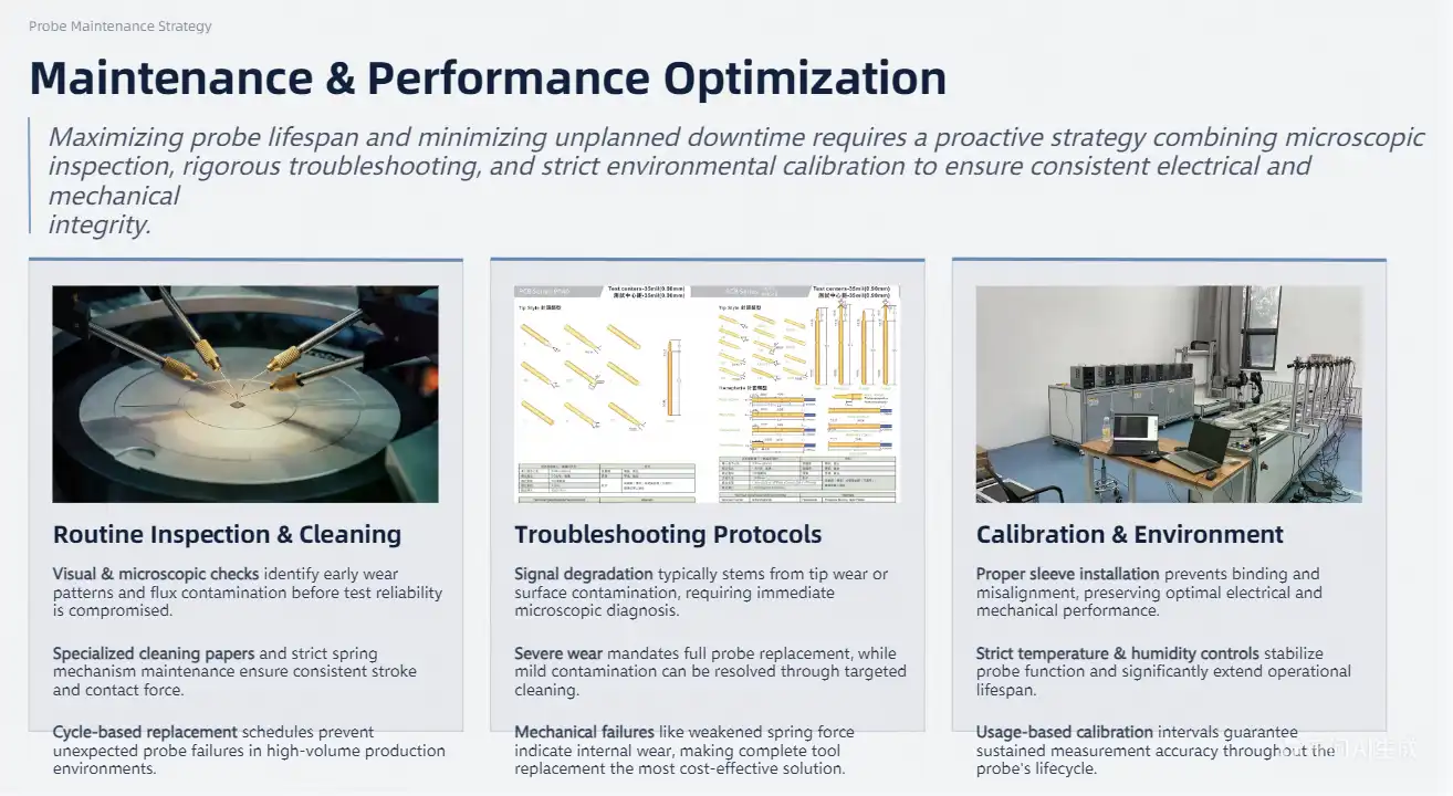 Maintenance, Troubleshooting, and Maximizing Probe Performance Maintenance, Troubleshooting, and Maximizing Probe Performance