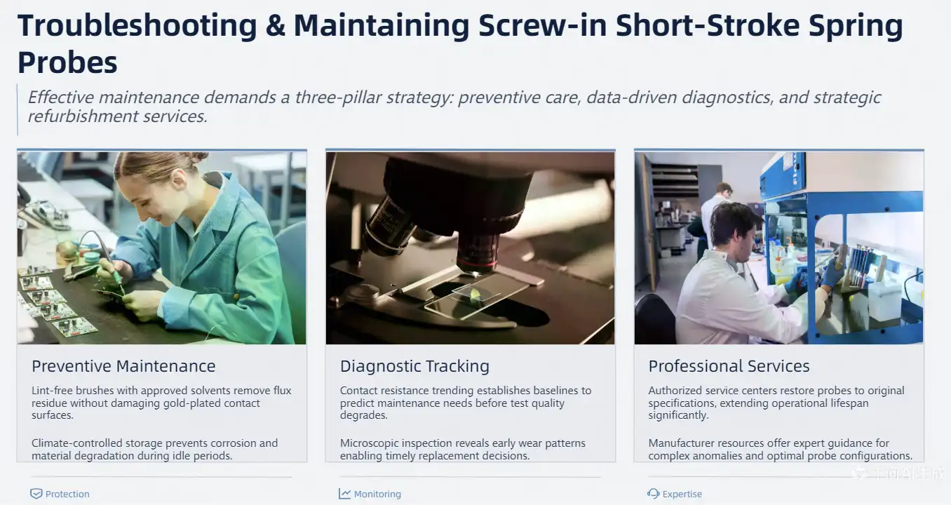 Troubleshooting and Maintaining Your Screw-in Short-Stroke Spring Probes