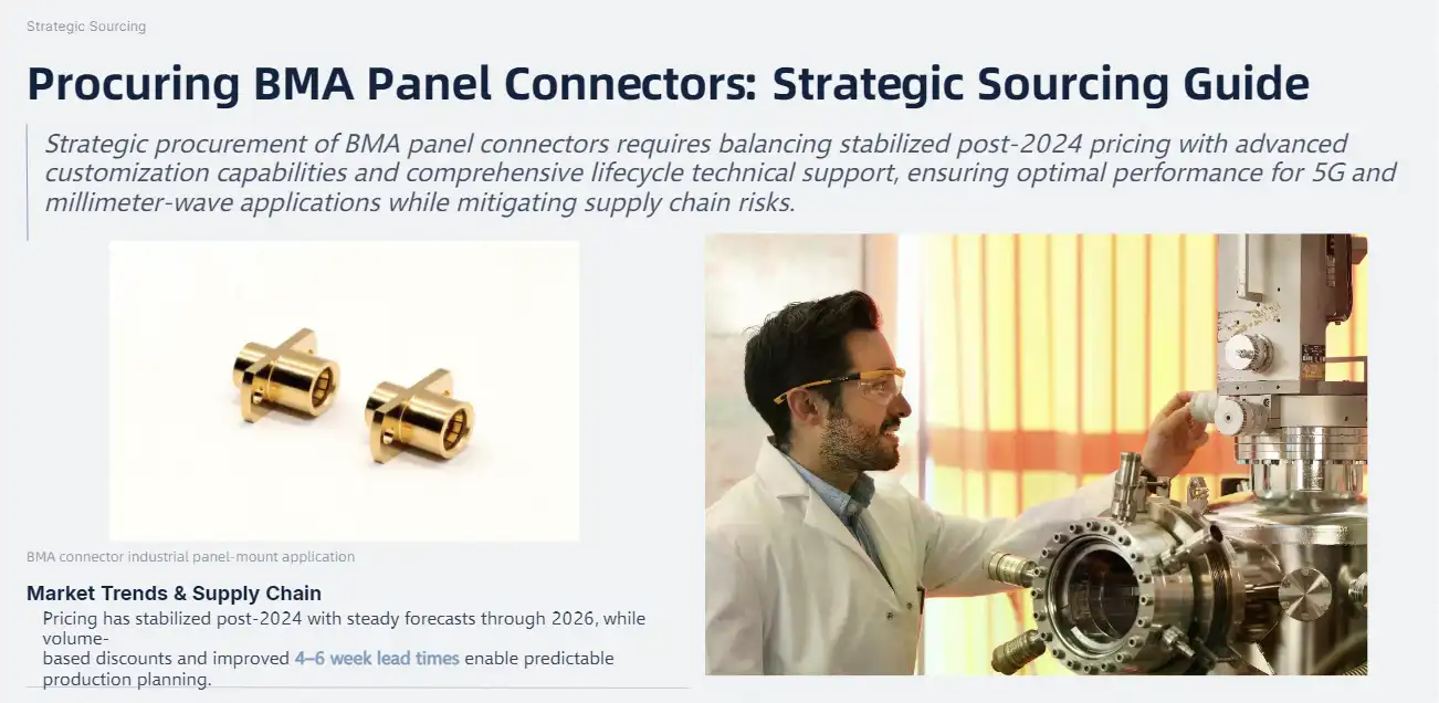 Procuring BMA Panel Connectors: Where, How, and What to Consider