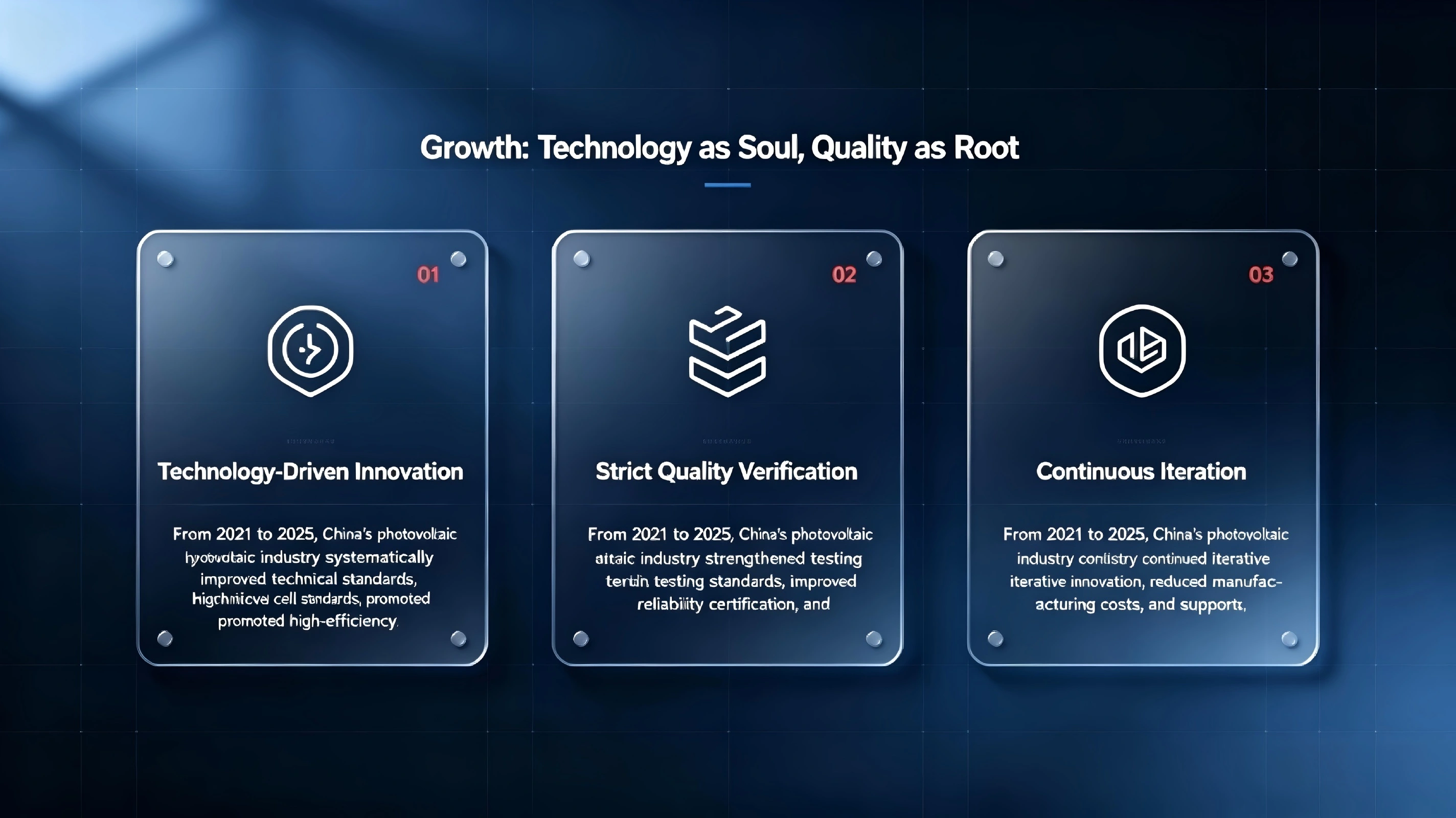 Growth:Technology as Soul,Quality as Root Growth:Technology as Soul,Quality as Root