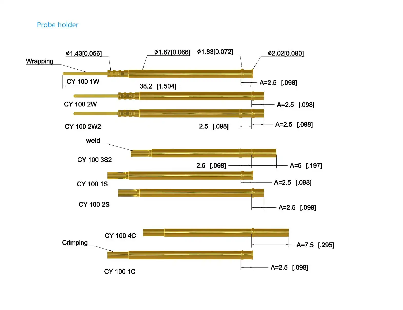 standard stroke test probe standard stroke test probe