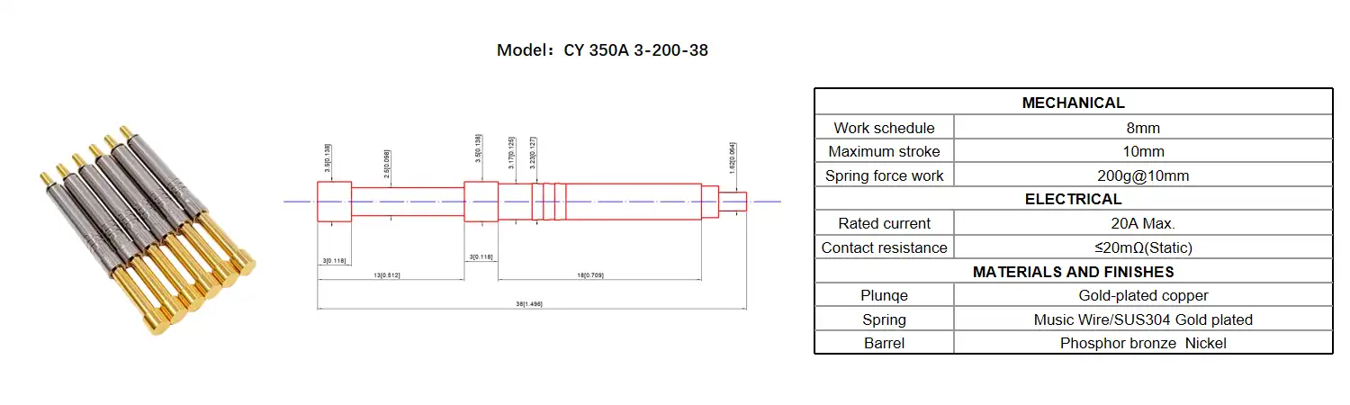 integrated contact probe integrated contact probe