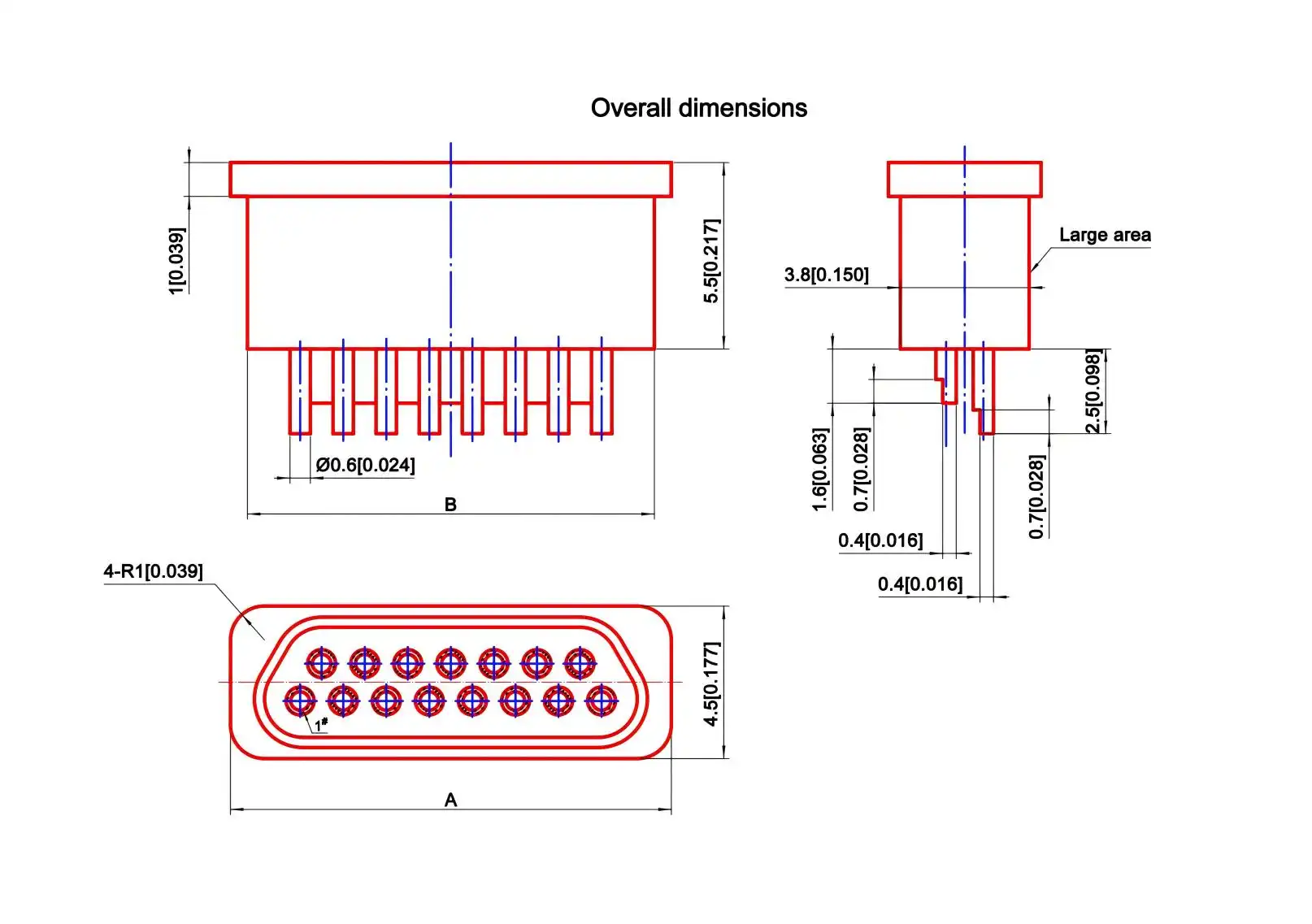 vacuum multipin feedthrough connector