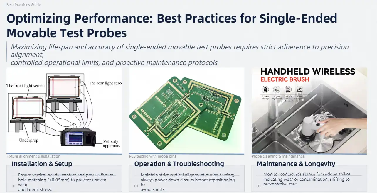 Optimizing Performance: Best Practices for Using Single-Ended Movable Test Probes