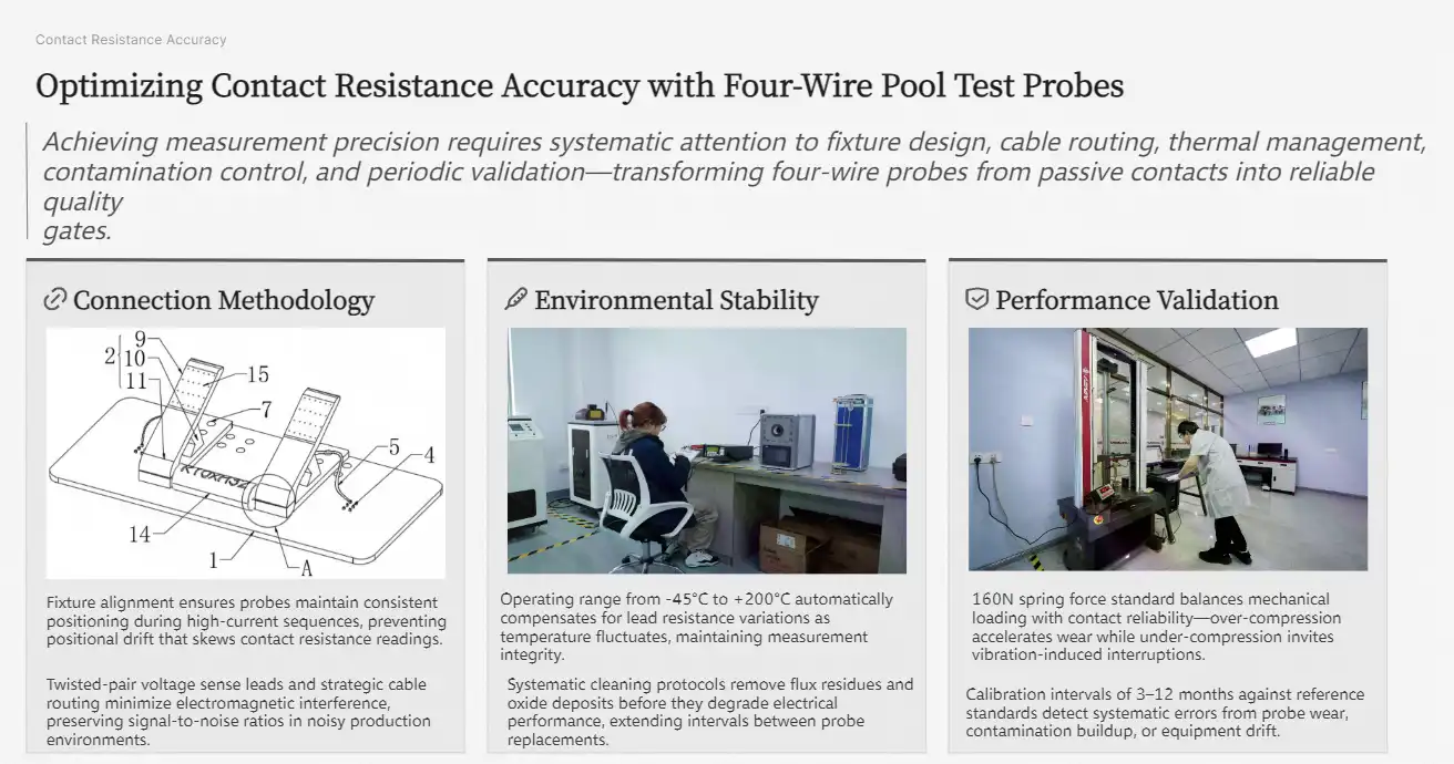 Optimizing Contact Resistance Accuracy with Four-Wire Pool Test Probes