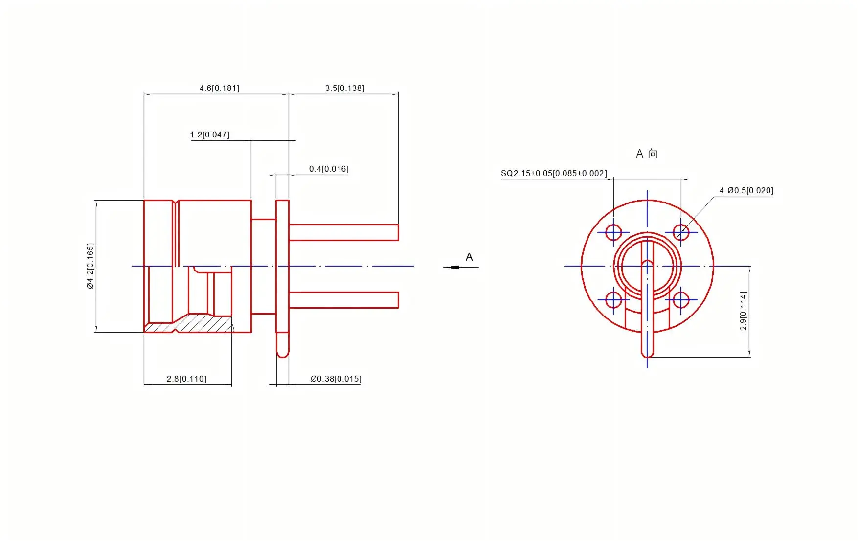 GPO surface connector