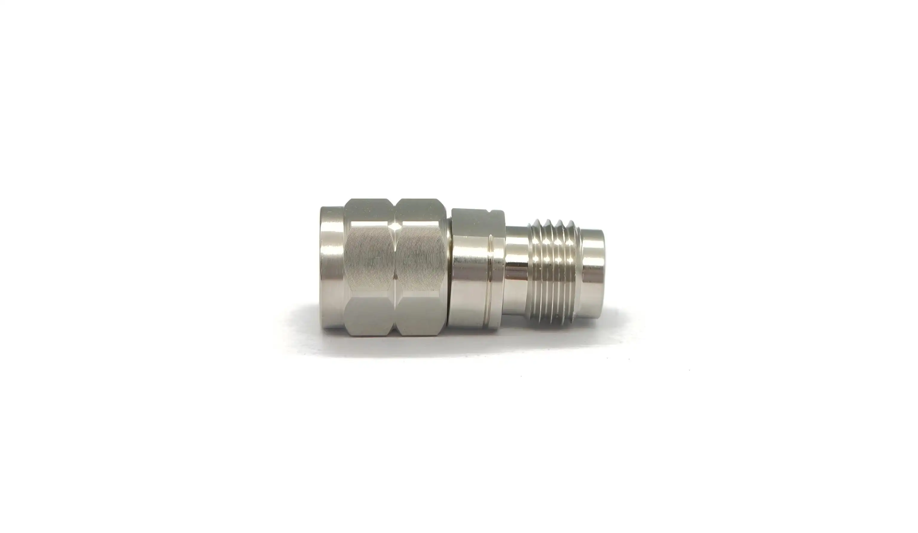 Coaxial adapter 2.4mm plug to 2.4mm jack Coaxial adapter 2.4mm plug to 2.4mm jack