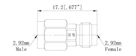 2.92mm 50 ohm termination 2.92mm 50 ohm termination