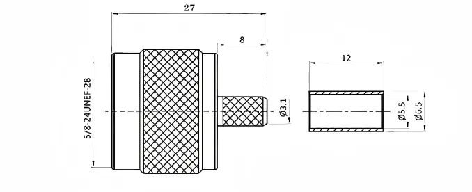 N RF connector N RF connector
