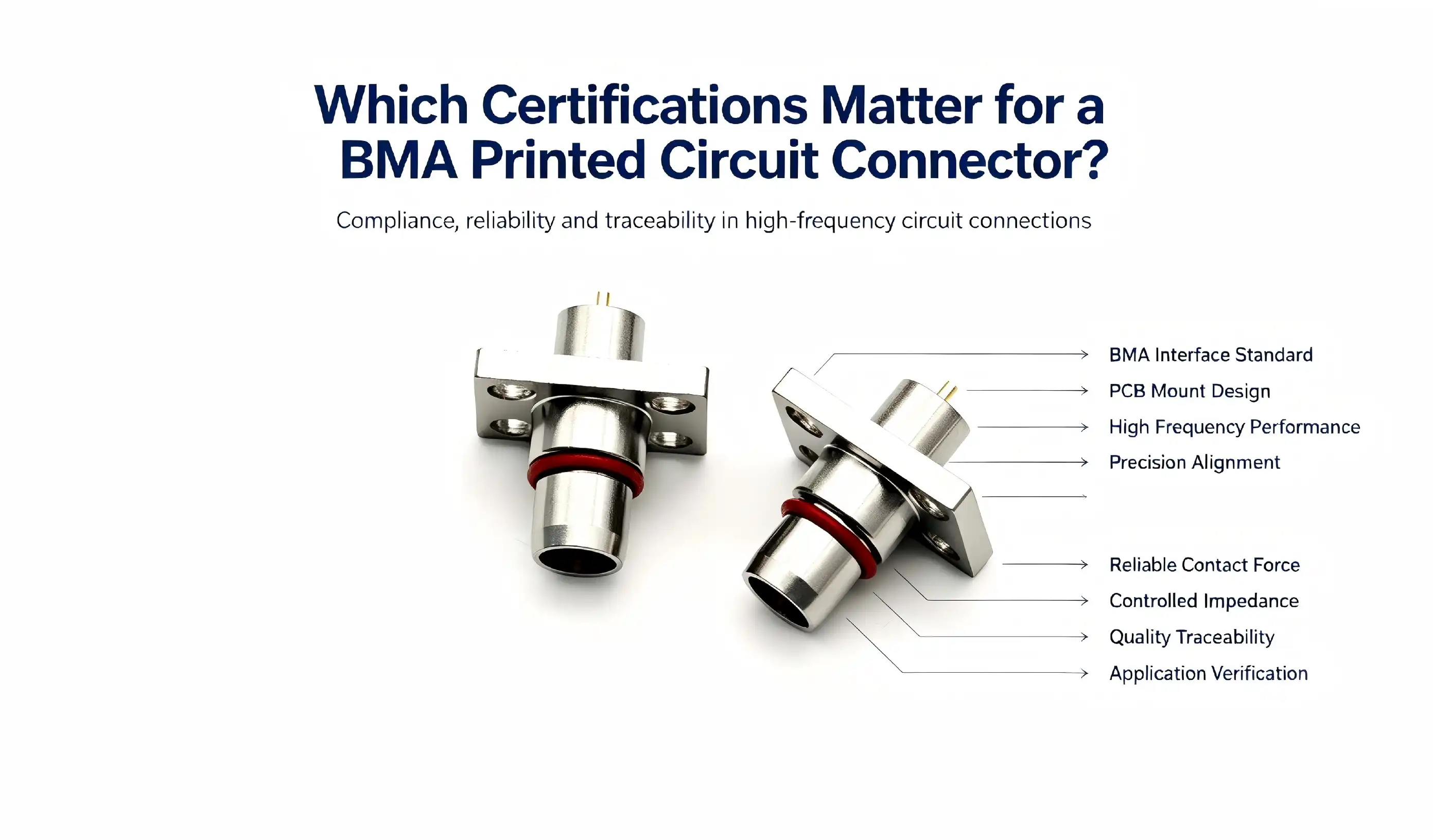 Which Certifications Matter for a bma printed circuit connector?