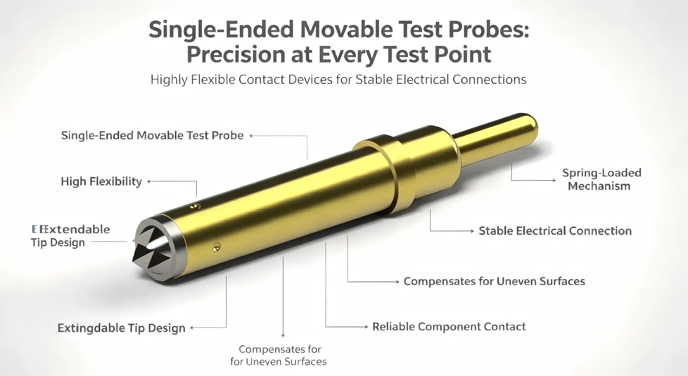 Single-Ended Movable Test Probes: Precision for Every Test Point