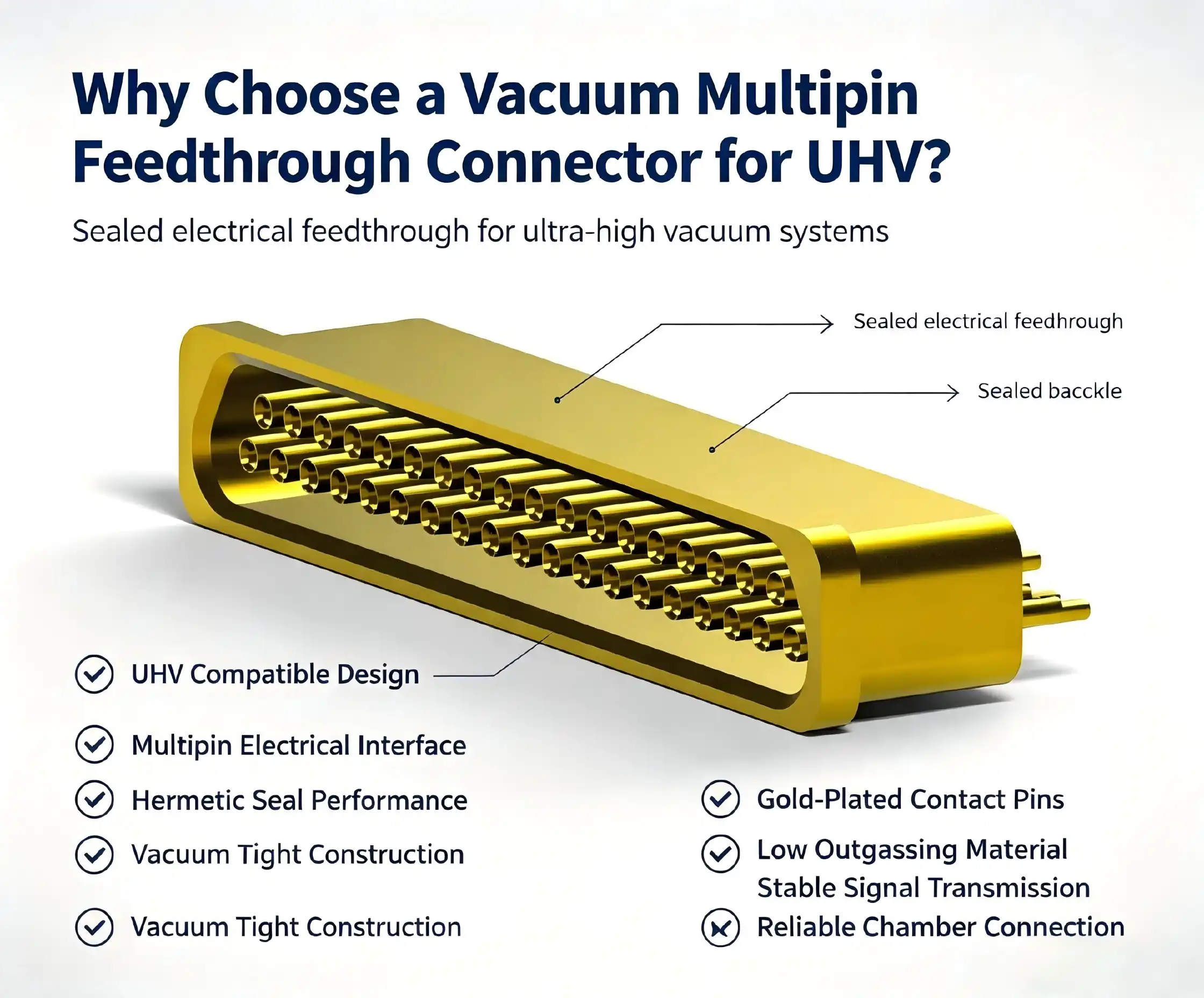 Why Choose a Vacuum Multipin Feedthrough Connector for UHV?
