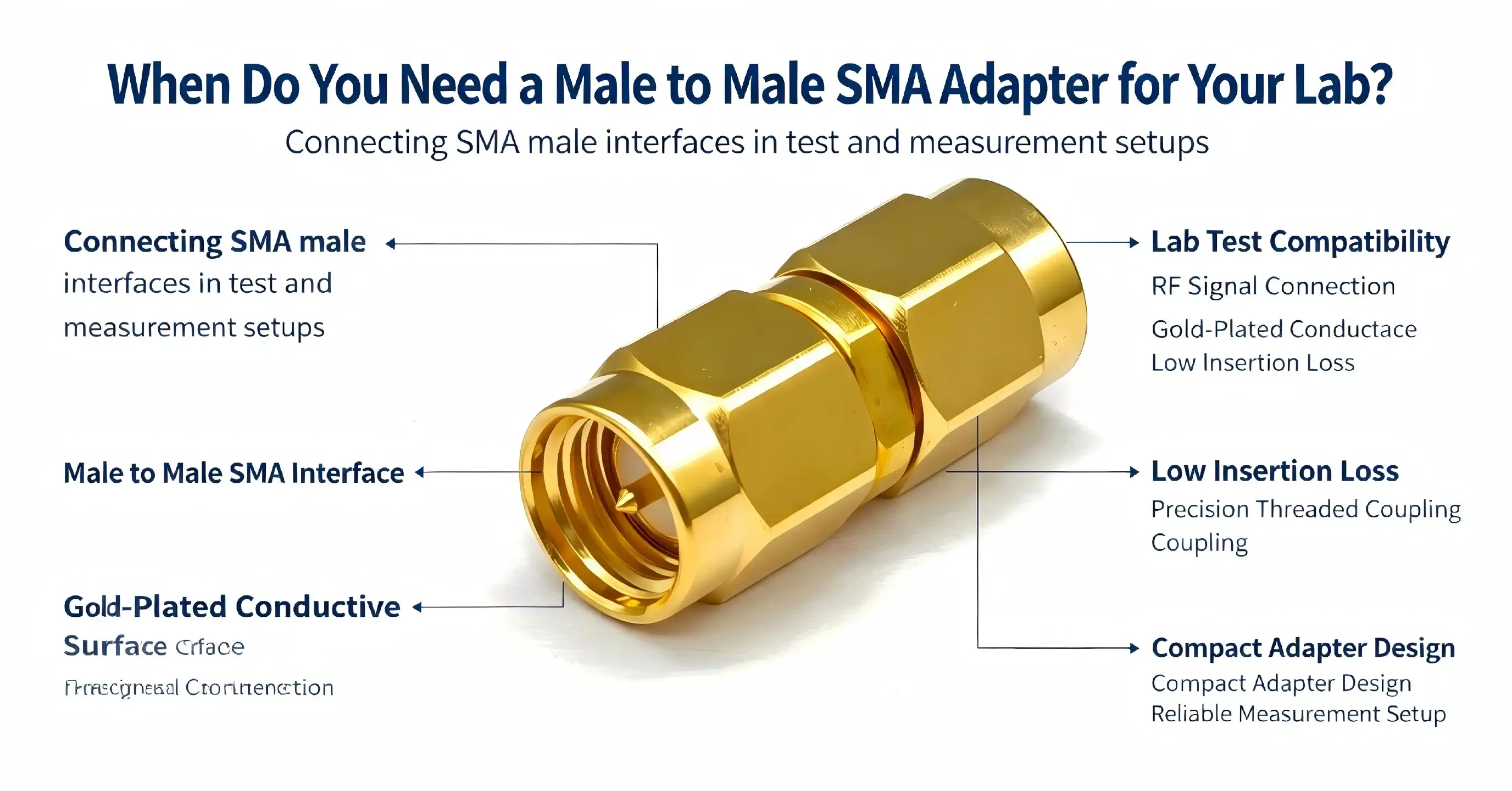 When Do You Need a Male to Male SMA Adapter for Your Lab?