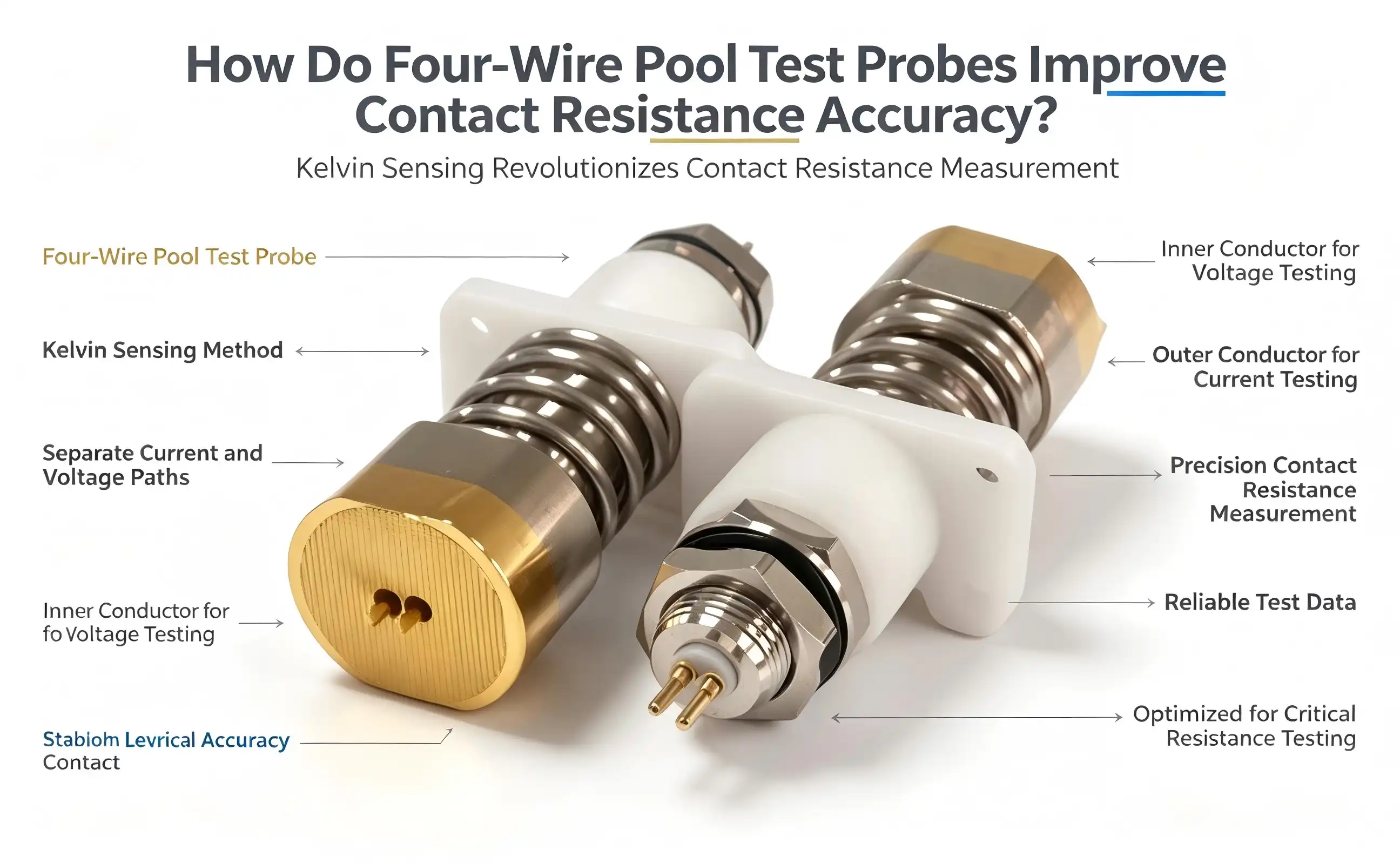 How Does a Four-wire Pool Test Probe Improve Contact Resistance Accuracy?