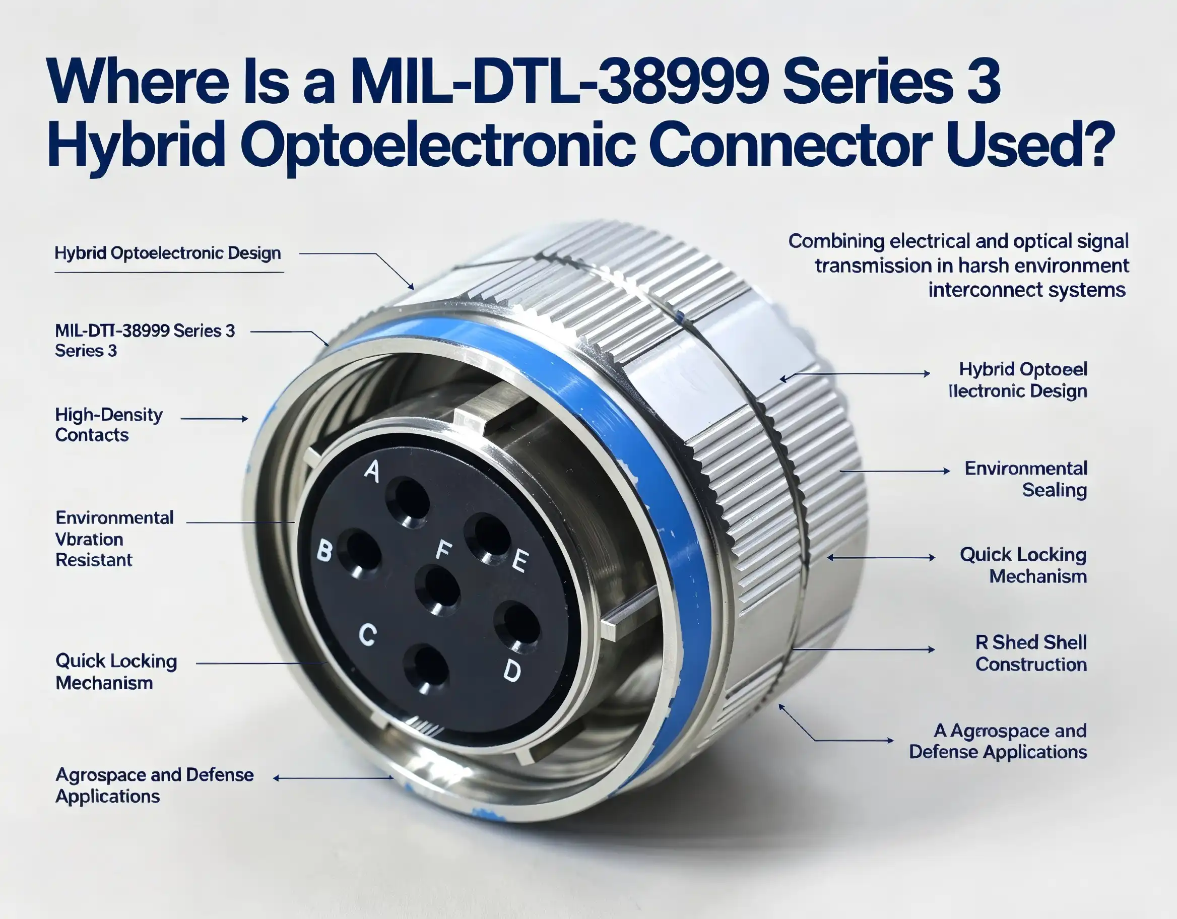 Where Is a MIL-DTL-38999 Series 3 Hybrid Optoelectronic Connector Used?