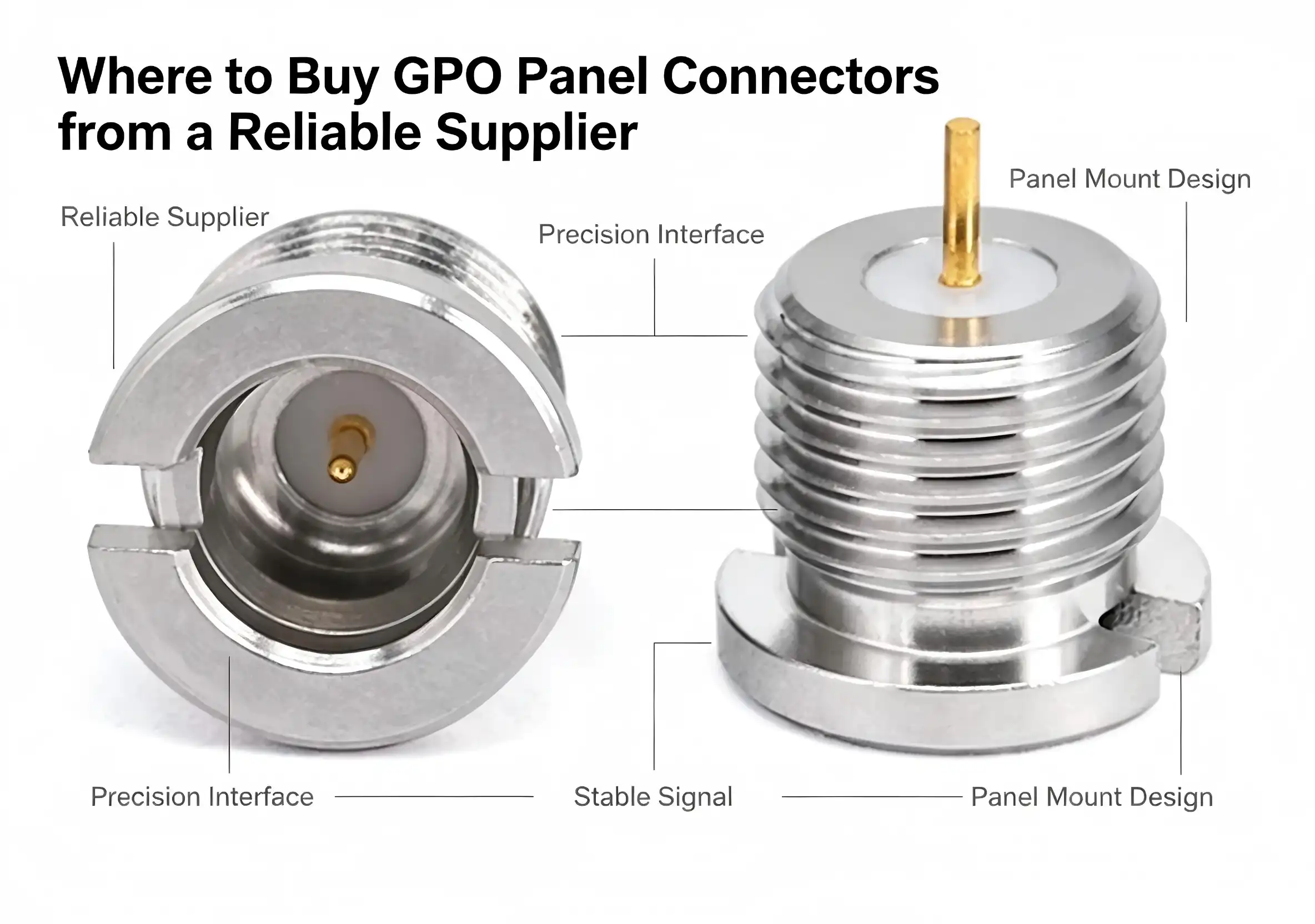 Where to Buy GPO Panel Connectors from a Reliable Supplier