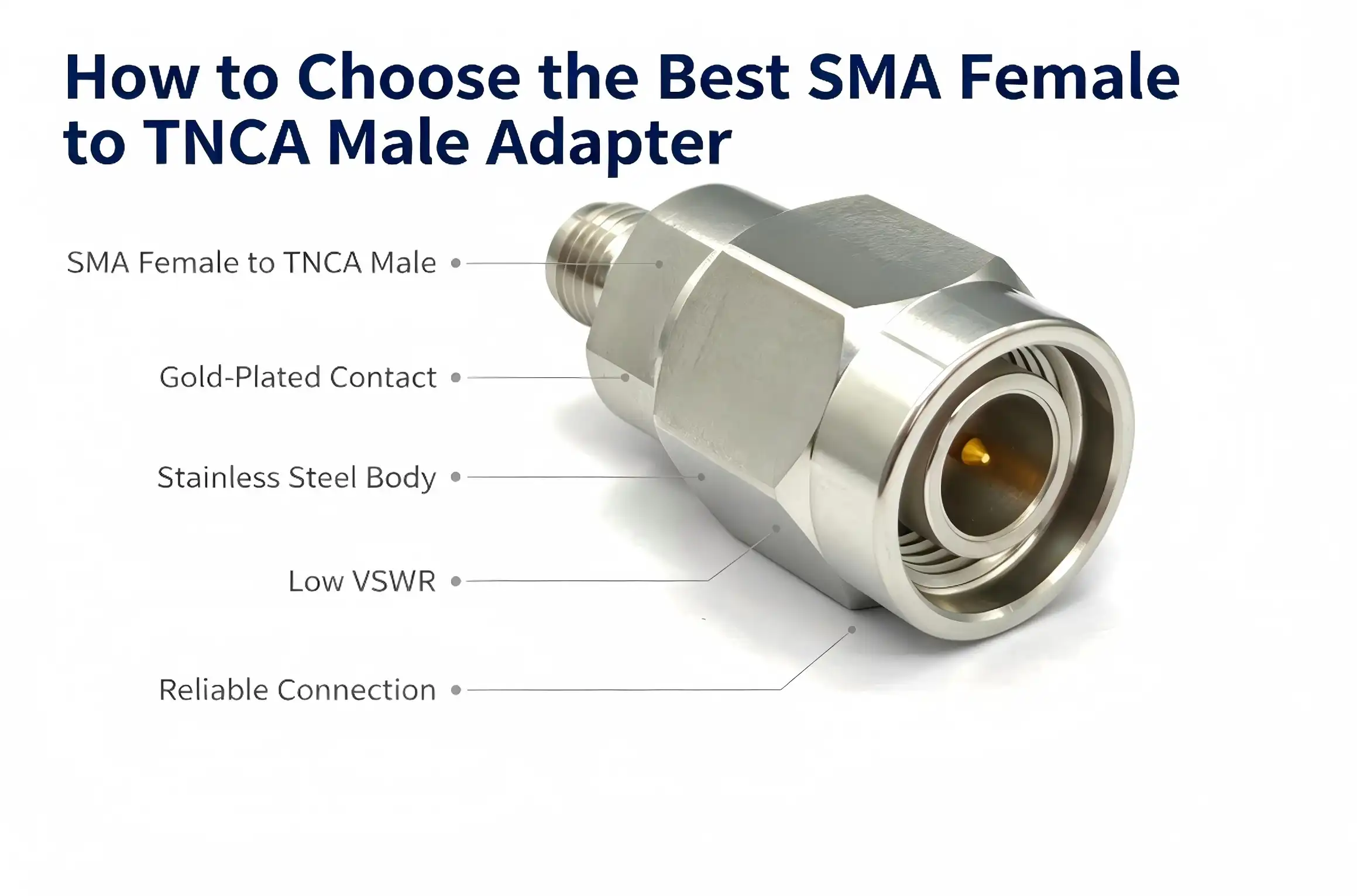 How to Choose the Best SMA Female to TNCA Male Adapter