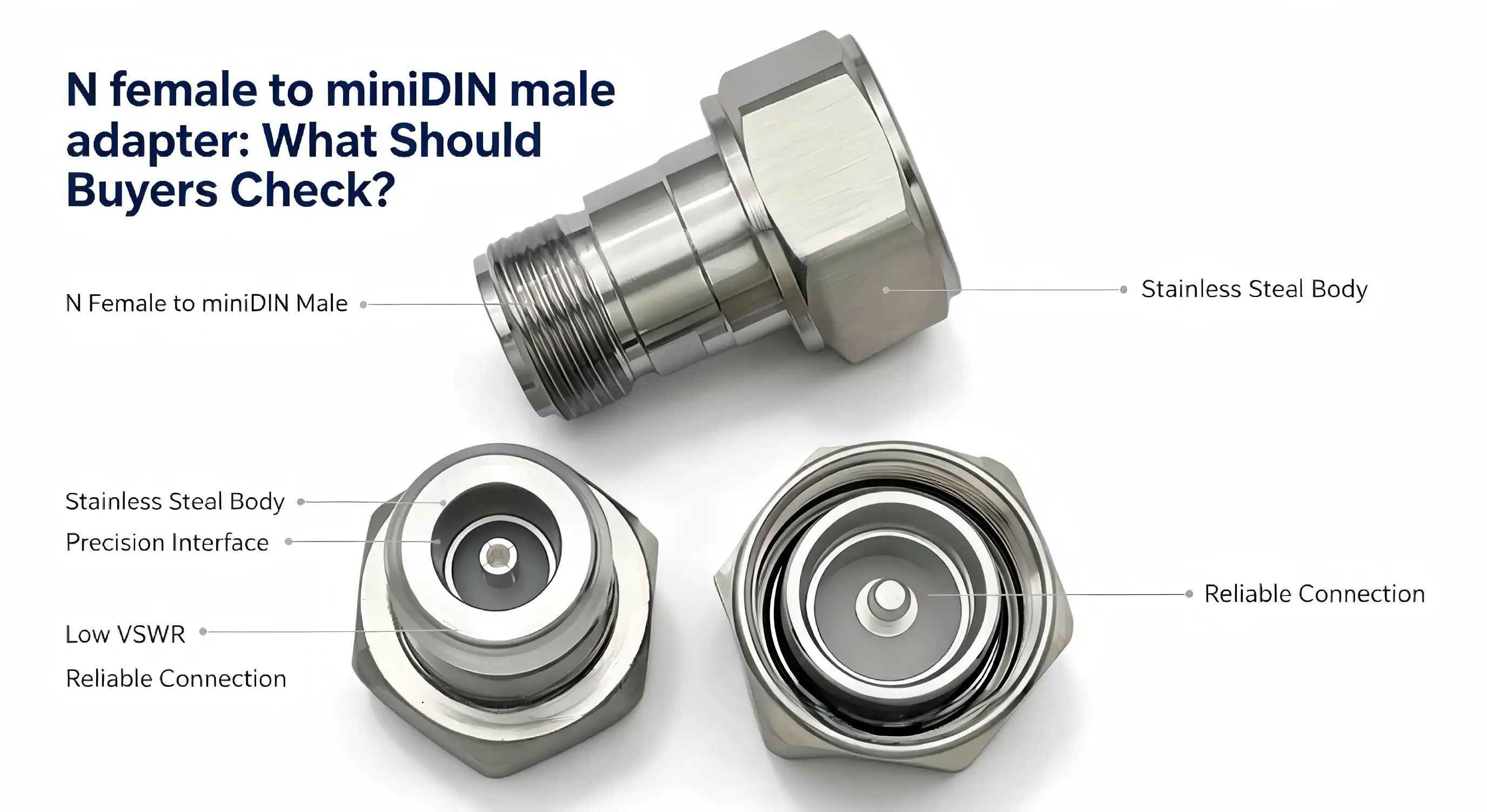 N female to miniDIN male adapter: What Should Buyers Check?