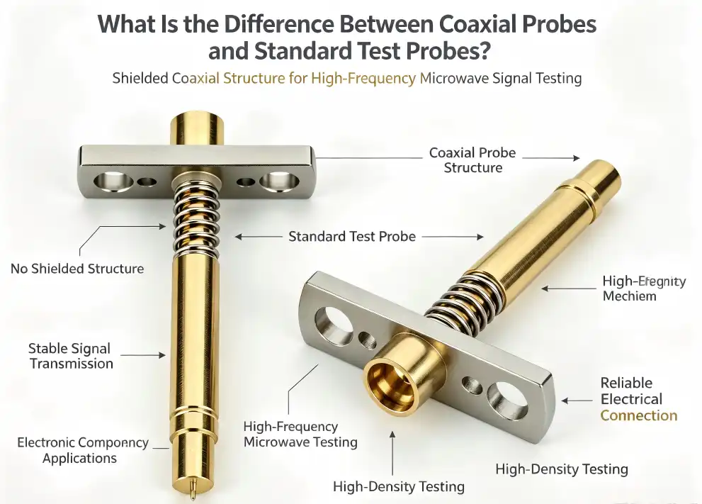 Coaxial Probe Pins vs Standard Test Probes: What’s the Difference?