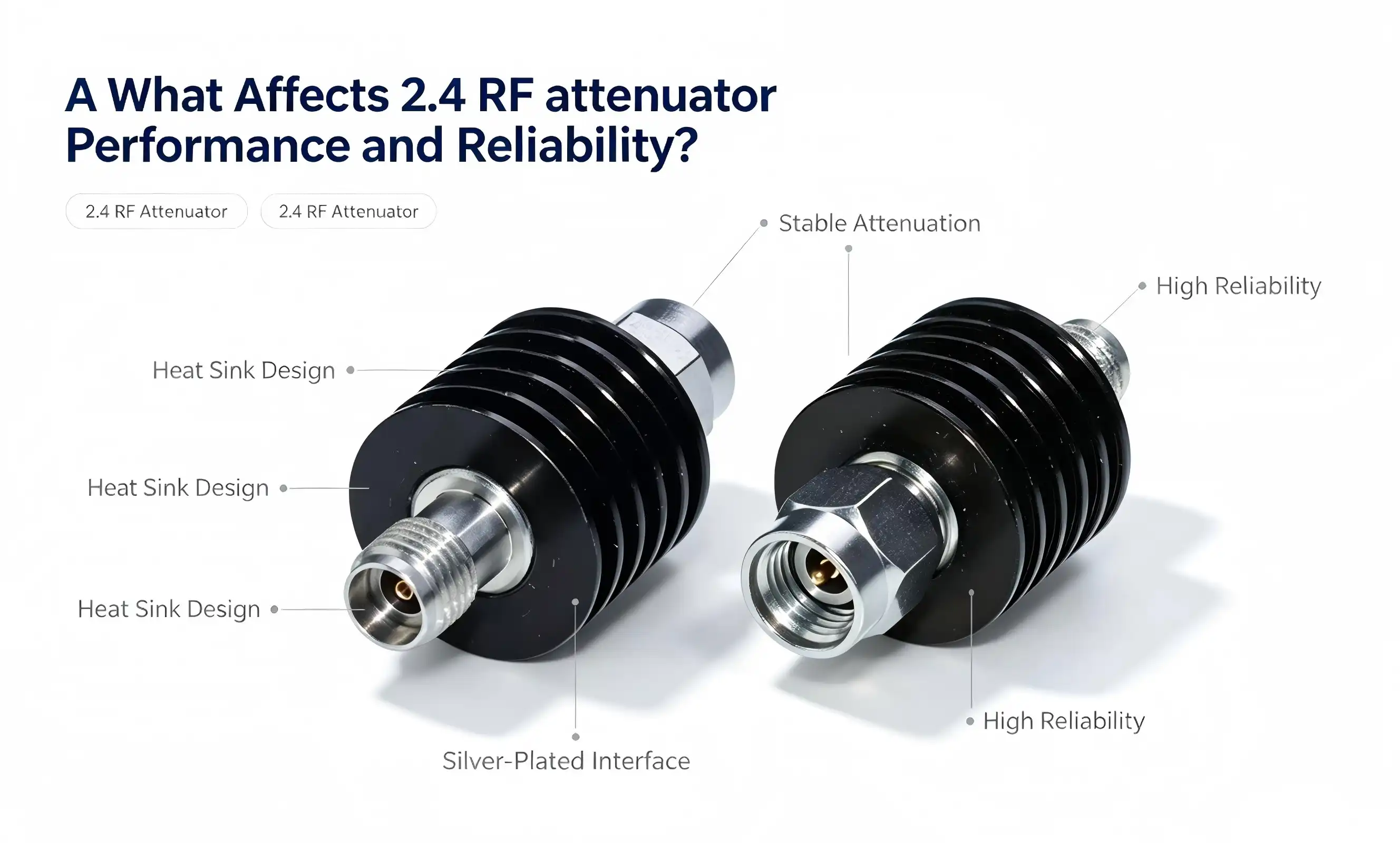 What Affects 2.4 RF attenuator Performance and Reliability?