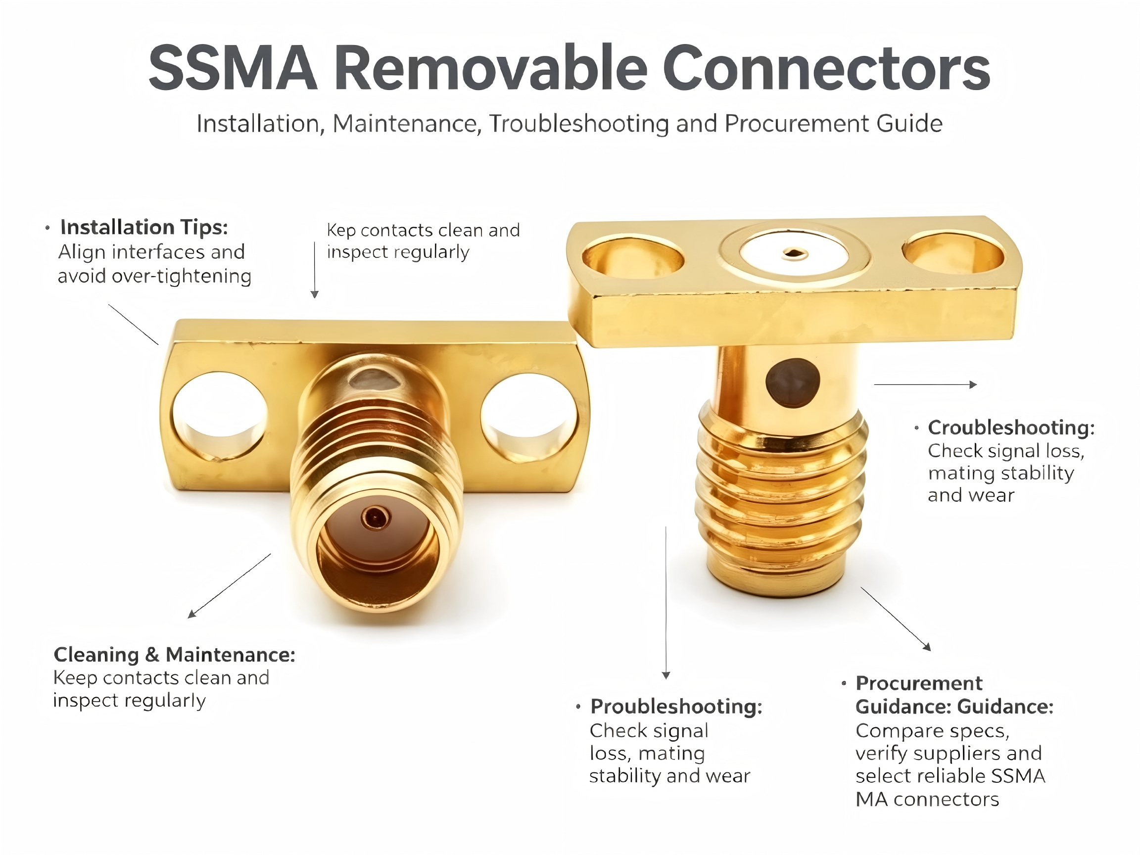 SSMA Detachable Connector Installation Tips for RF Technicians