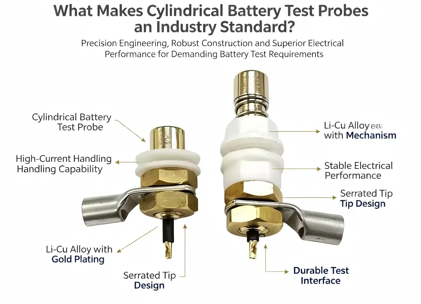 What Makes a Cylindrical Battery Test Probe Industry-Ready?