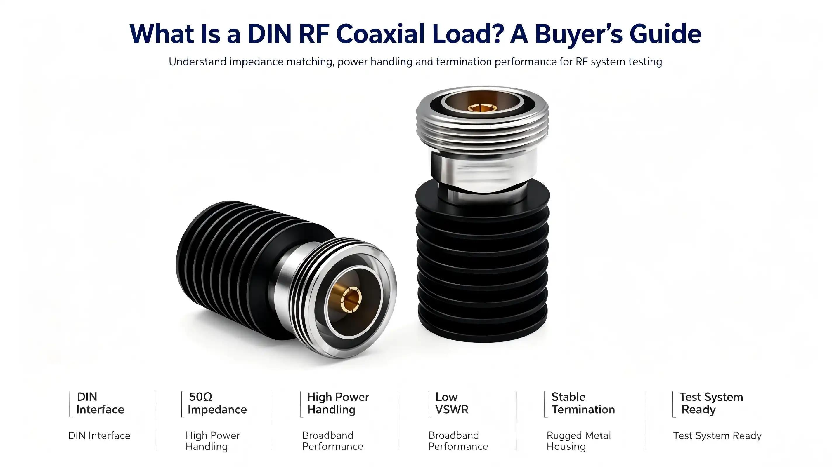 What Is a DIN RF Coaxial Load? A Buyer’s Guide