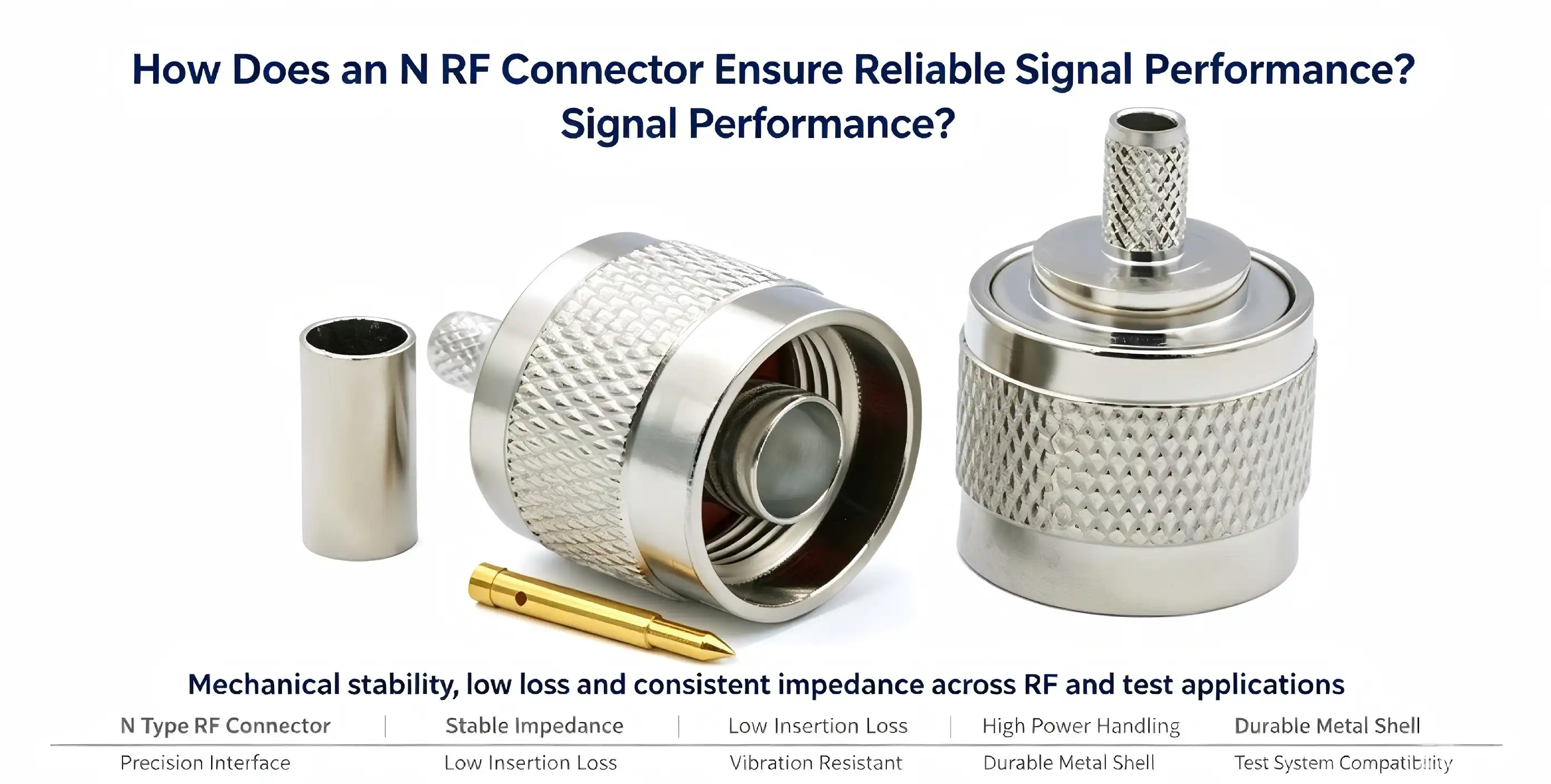 How Does an N RF connector Ensure Reliable Signal Performance?