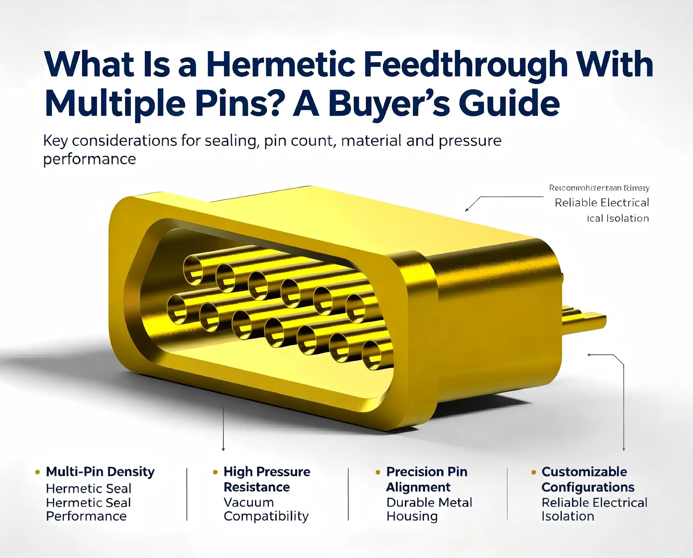 What Is a Hermetic Feedthrough With Multiple Pins? A Buyer’s Guide