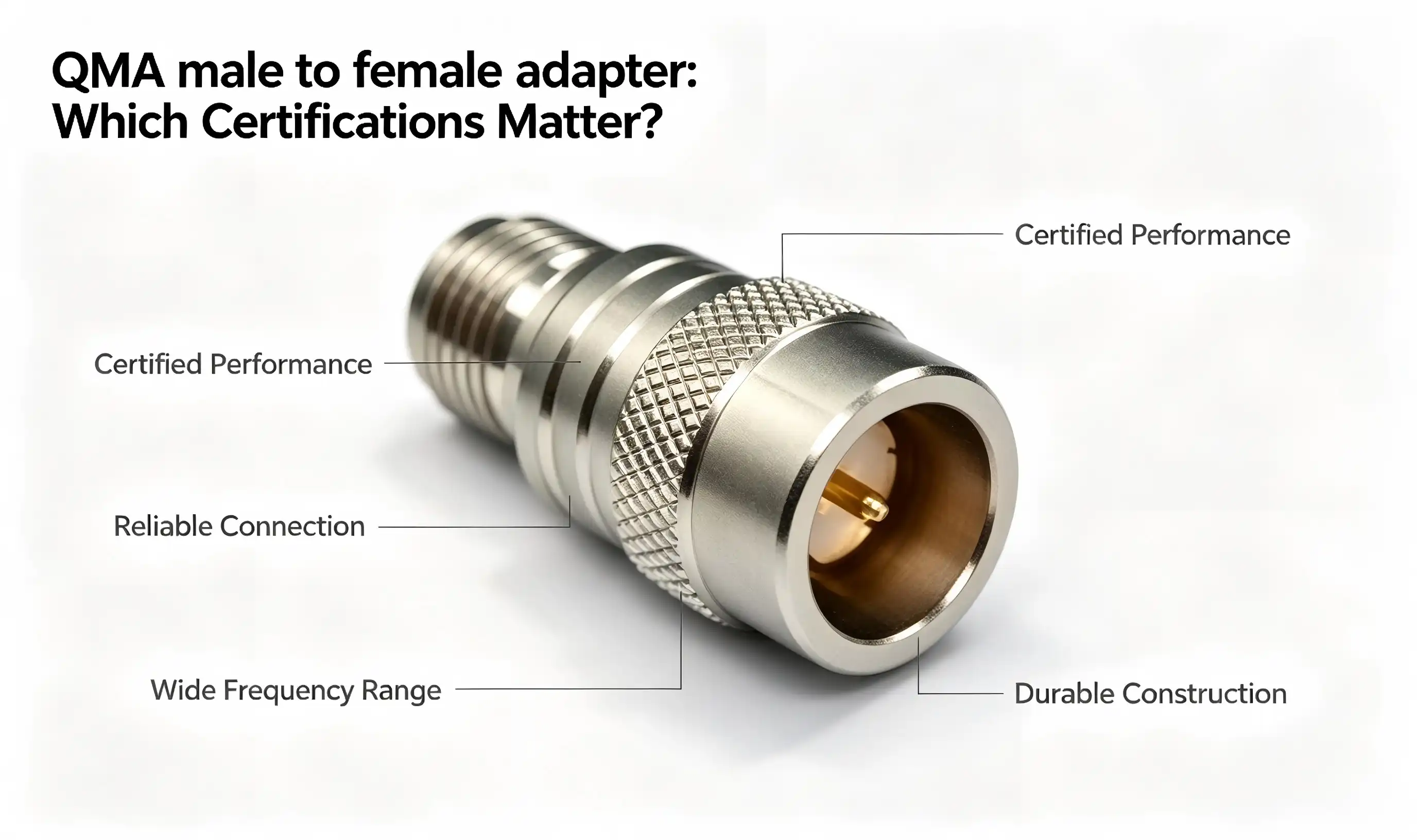 QMA male to female adapter: Which Certifications Matter?