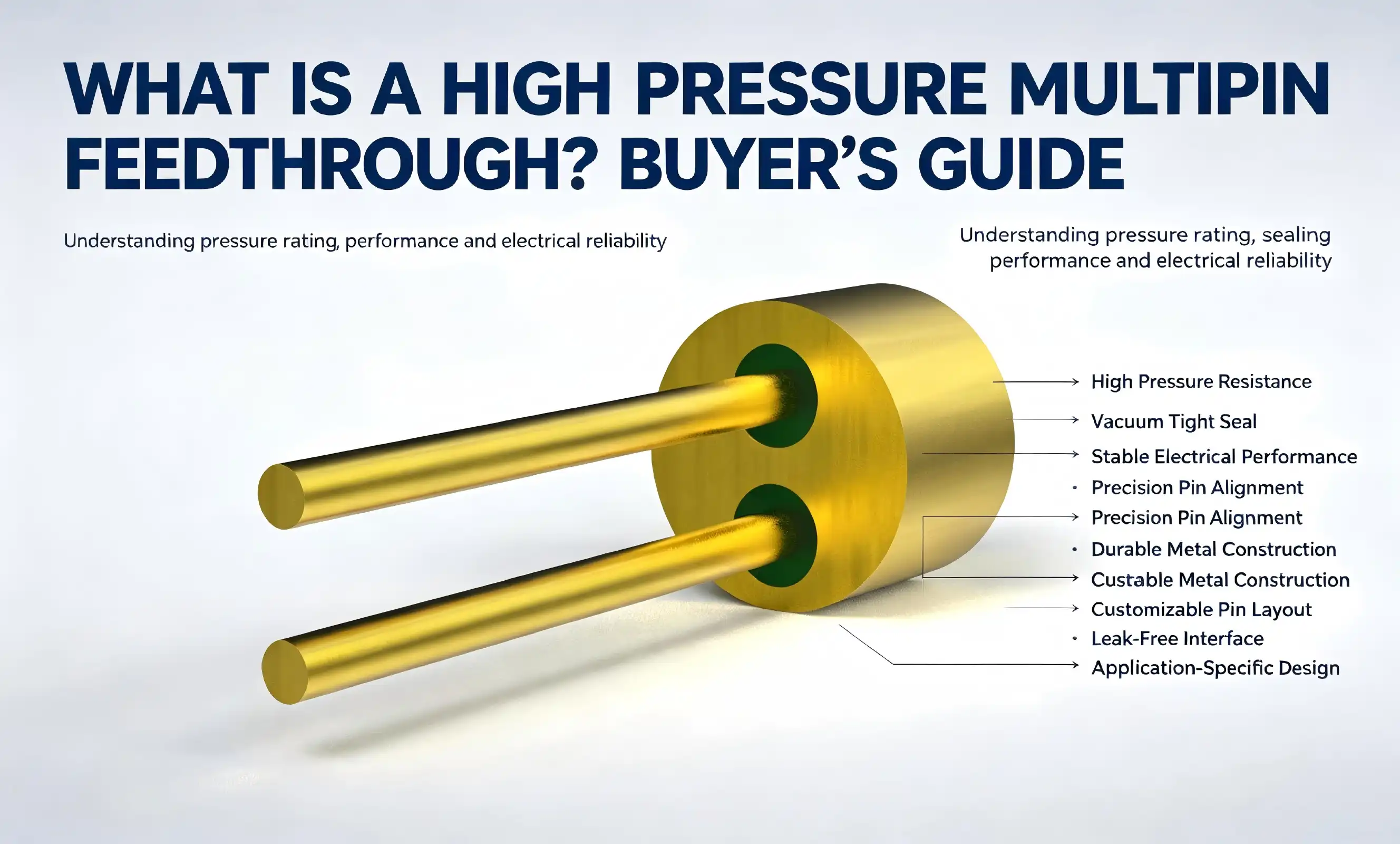What Is a High Pressure Multipin Feedthrough? Buyer’s Guide