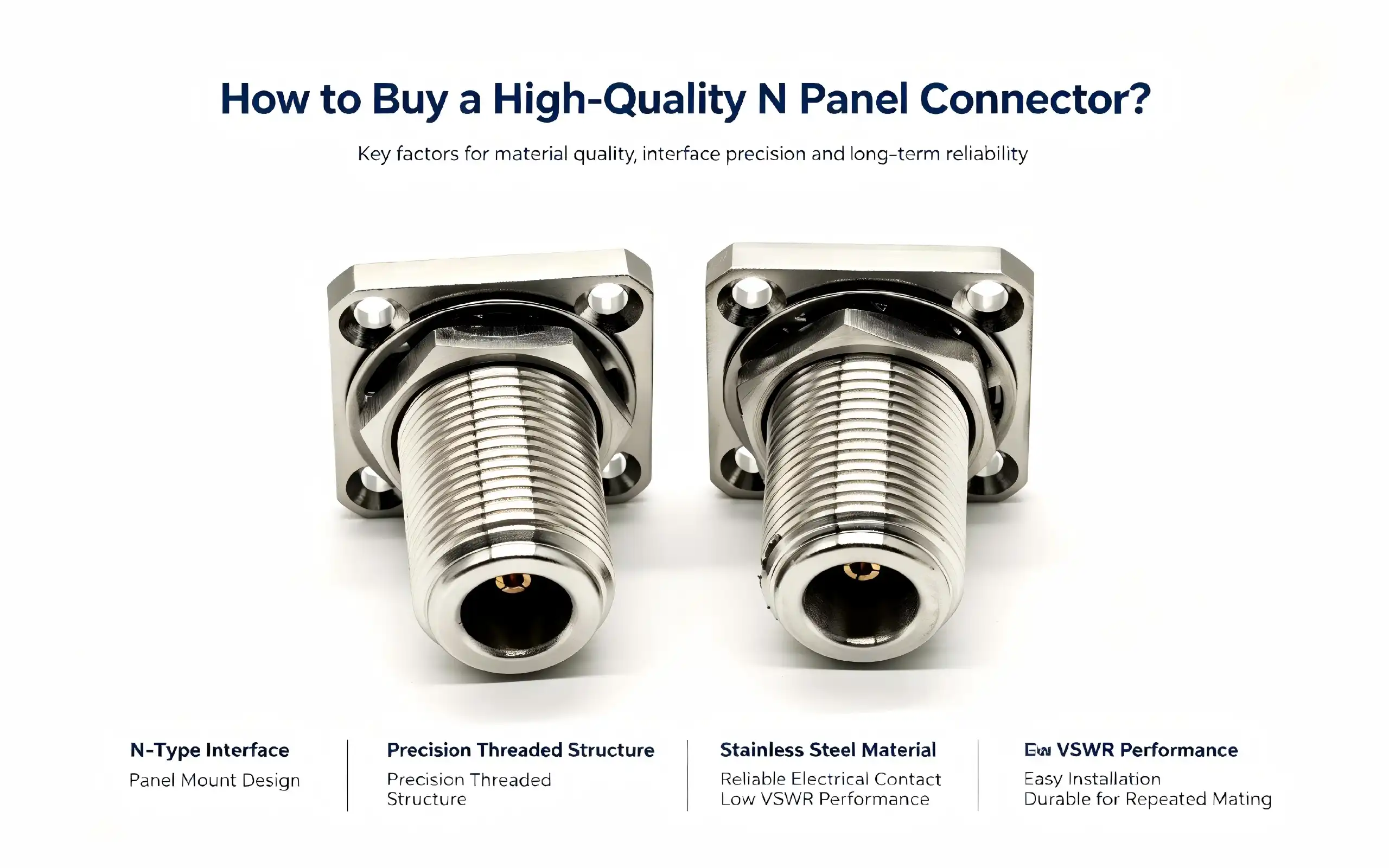 How to Buy a High-Quality N panel connector?